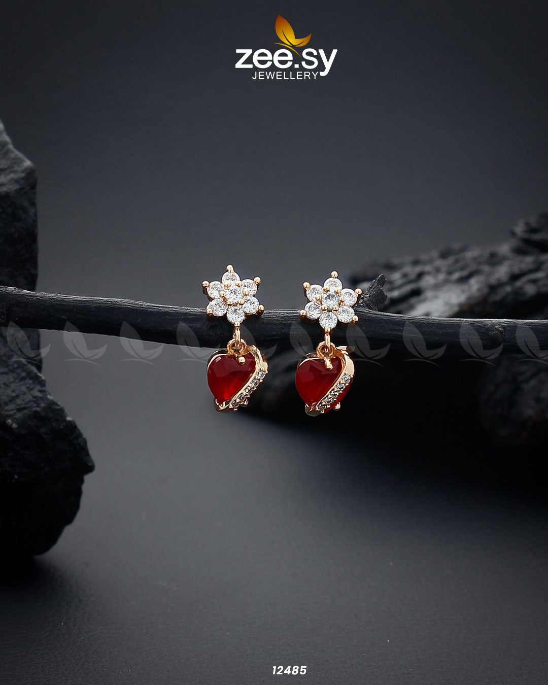 Heart Earrings - House Of Hania