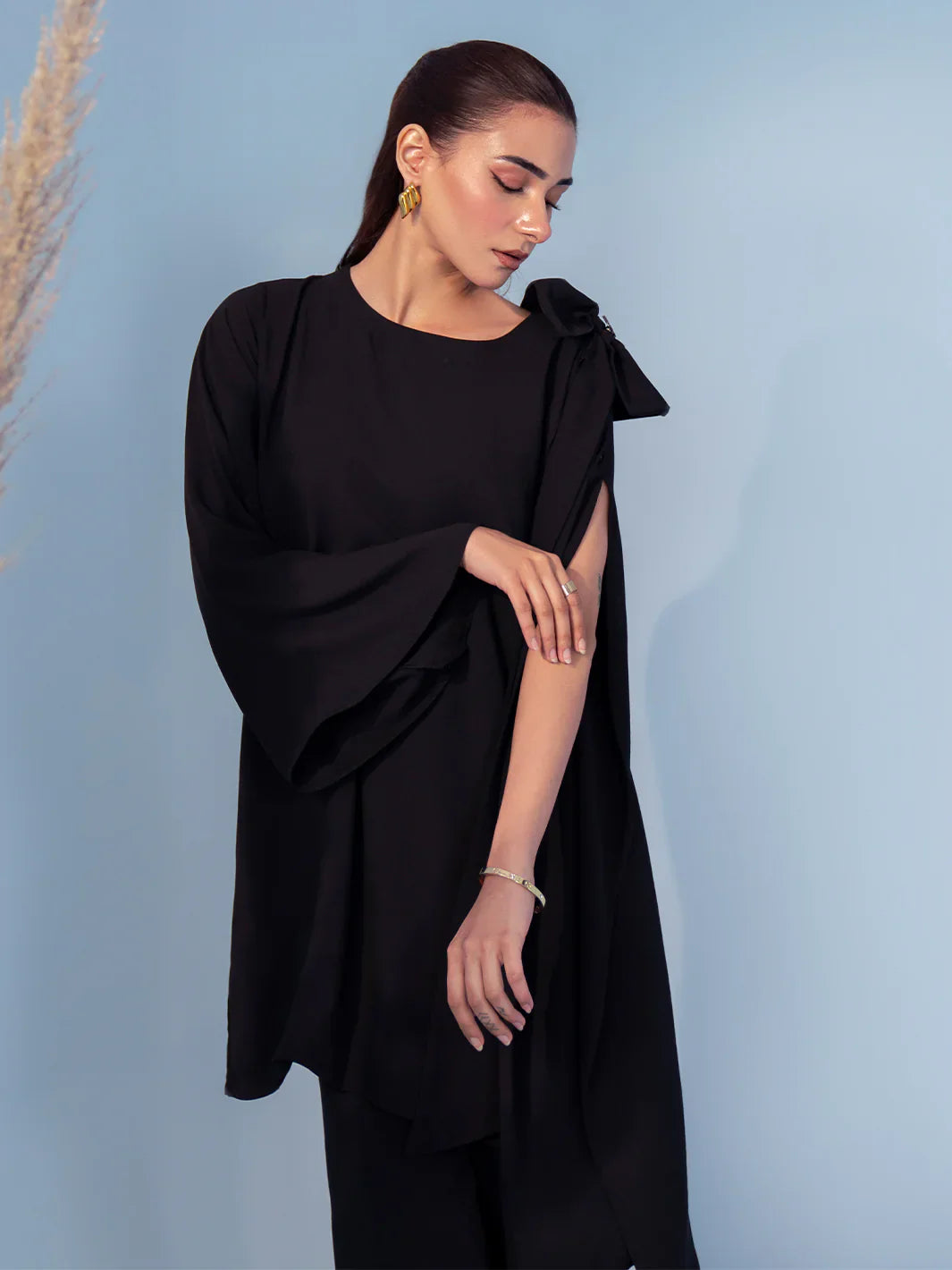 Hemstitch | Georgette Affair | Ash - House Of Hania