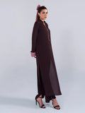 Hemstitch | Georgette Affair | Cacao - House Of Hania