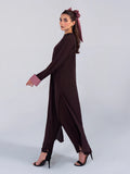 Hemstitch | Georgette Affair | Cacao - House Of Hania