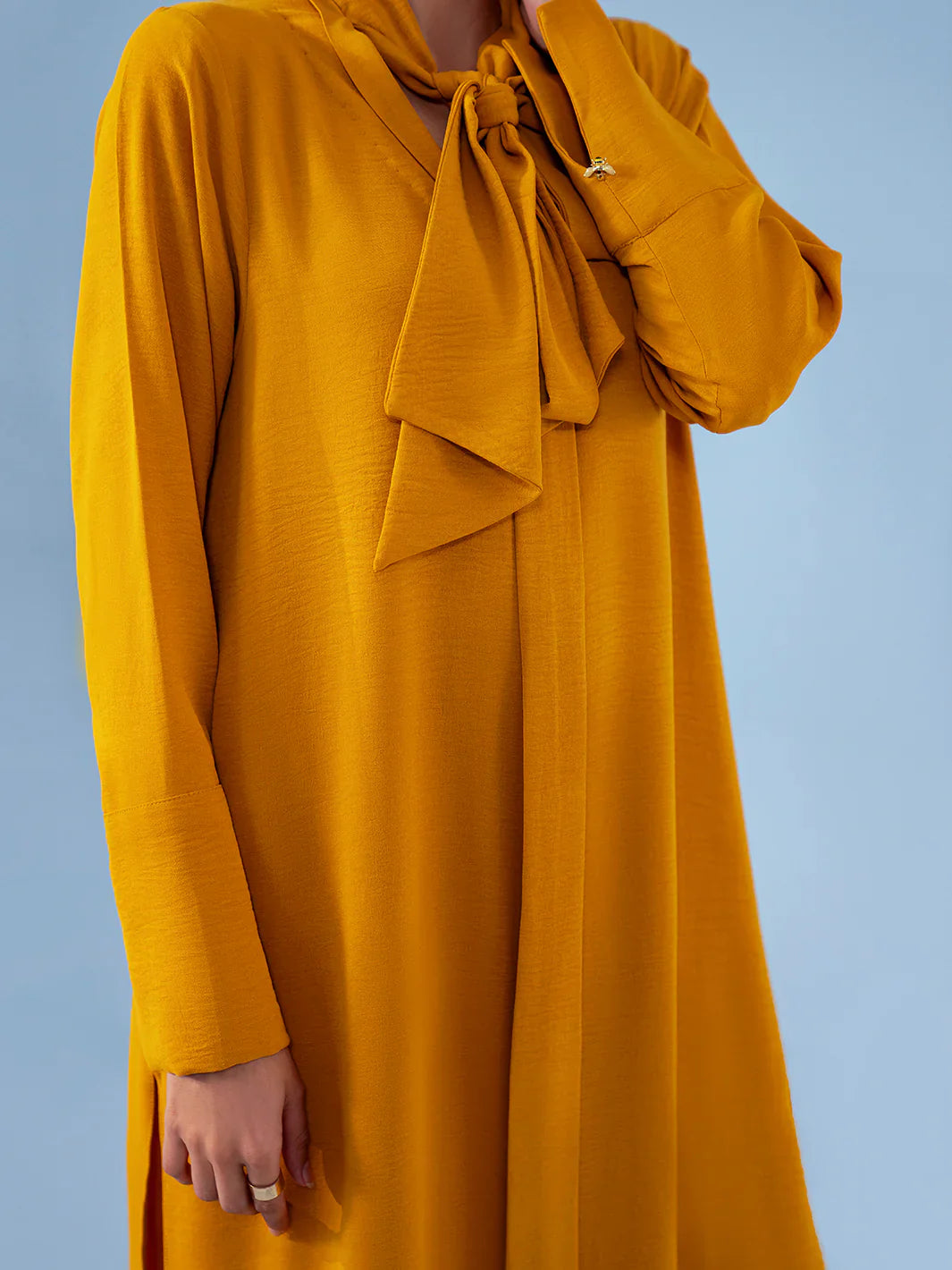 Hemstitch | Georgette Affair | Honey Bee - House Of Hania