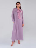 Hemstitch | Georgette Affair | Lilac - House Of Hania