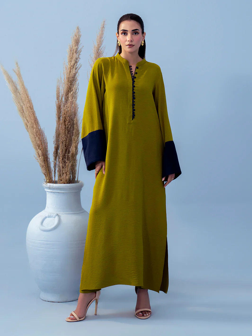 Hemstitch | Georgette Affair | Oak - House Of Hania