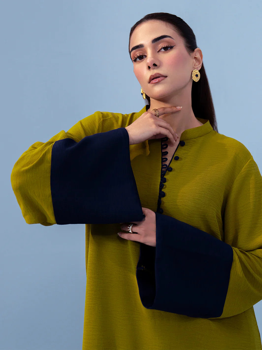 Hemstitch | Georgette Affair | Oak - House Of Hania