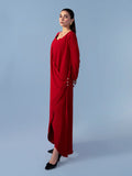 Hemstitch | Georgette Affair | Scarlet Fold - House Of Hania