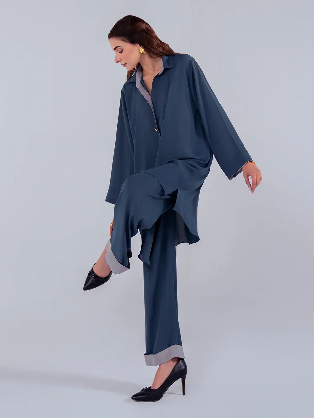 Hemstitch | Georgette Affair | Zinc - House Of Hania