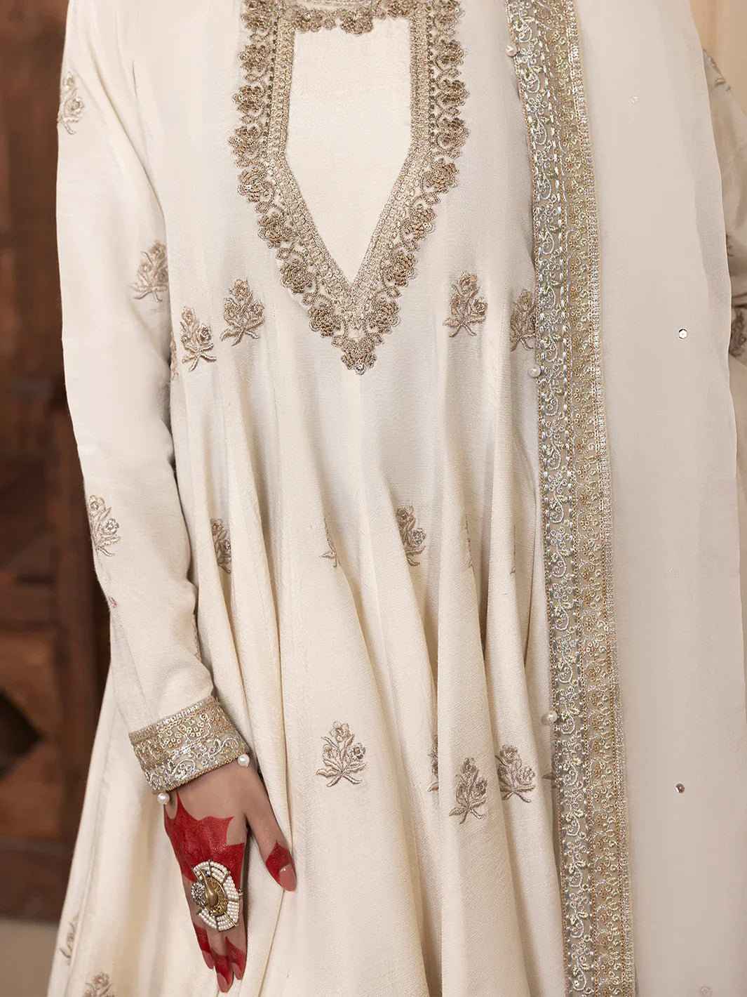Hemstitch | Raw Silk Edit '25 | Jahanara - House Of Hania