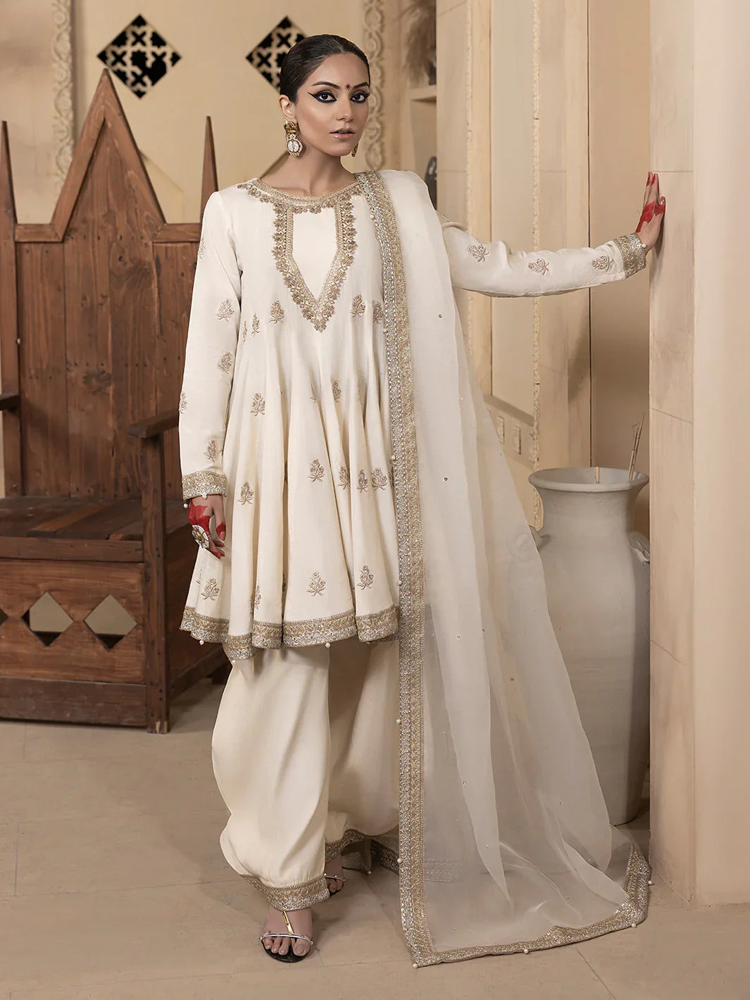 Hemstitch | Raw Silk Edit '25 | Jahanara - House Of Hania