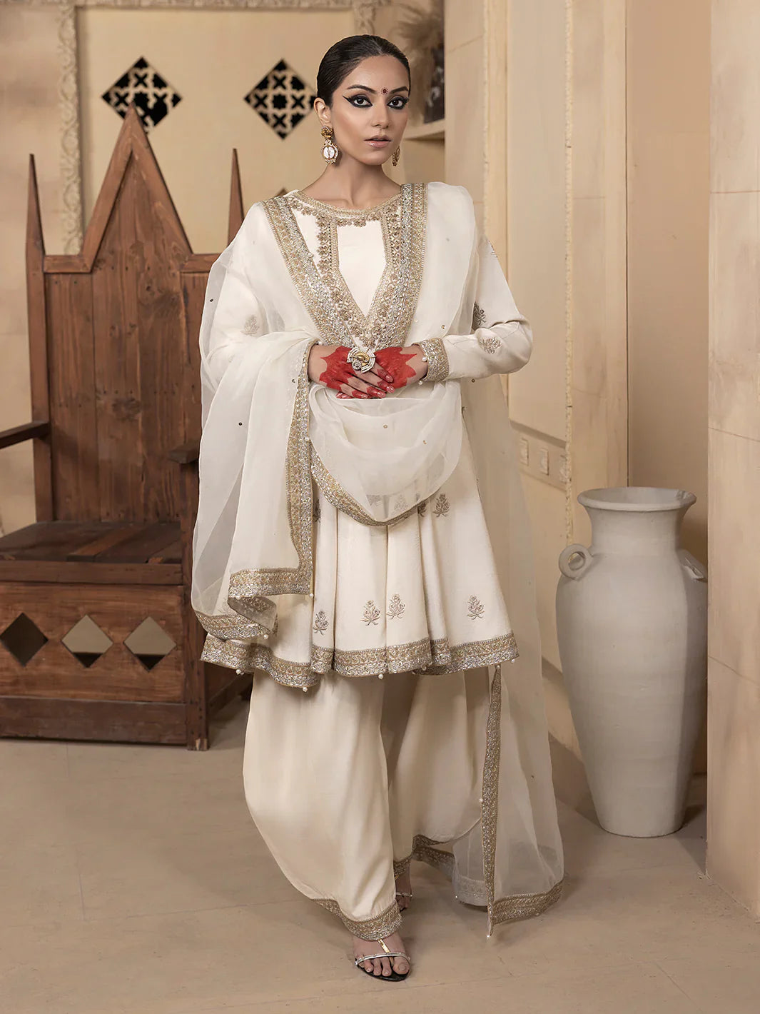 Hemstitch | Raw Silk Edit '25 | Jahanara - House Of Hania