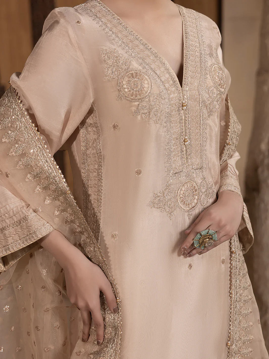 Hemstitch | Raw Silk Edit '25 | Janan - House Of Hania