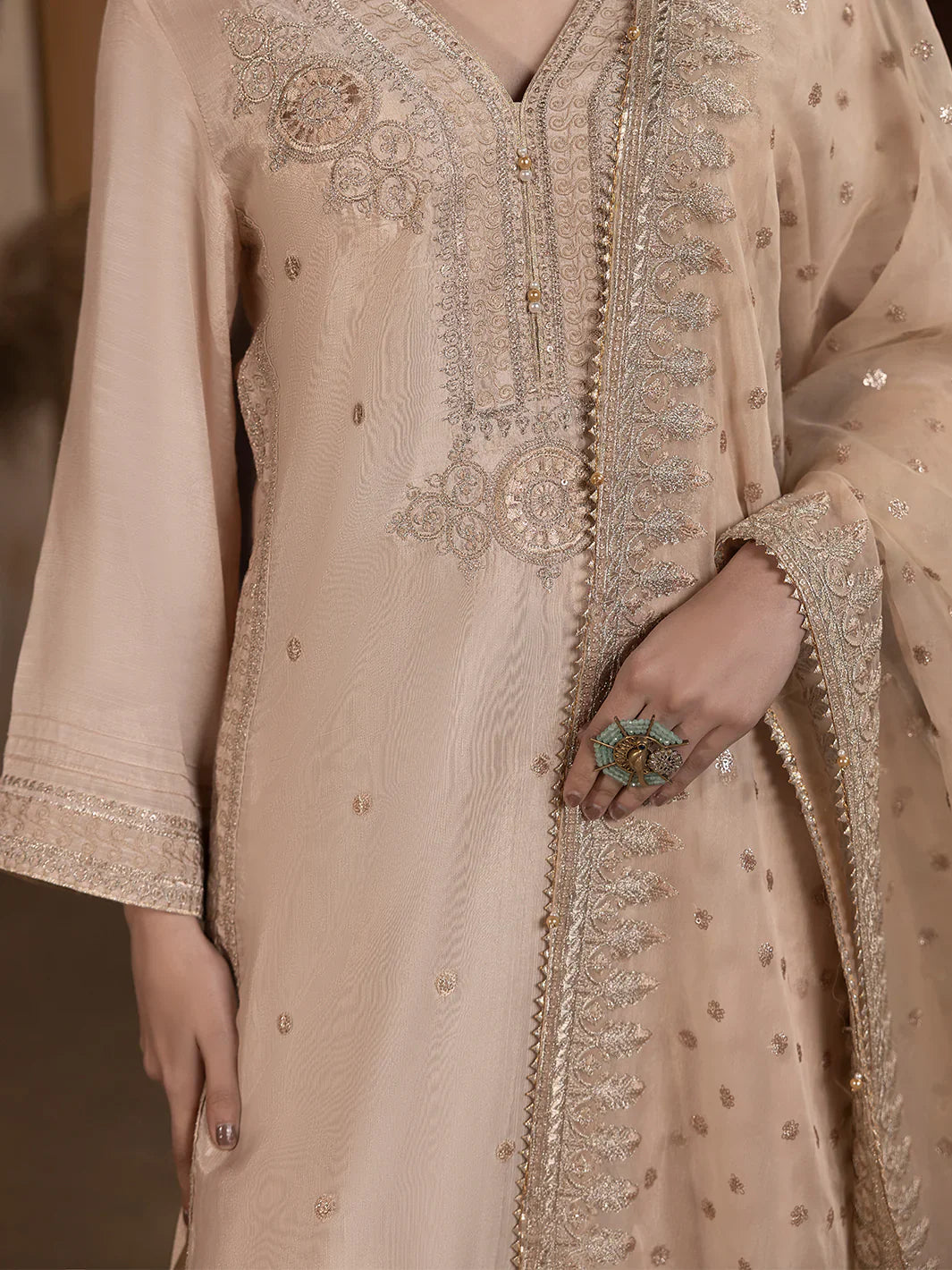 Hemstitch | Raw Silk Edit '25 | Janan - House Of Hania
