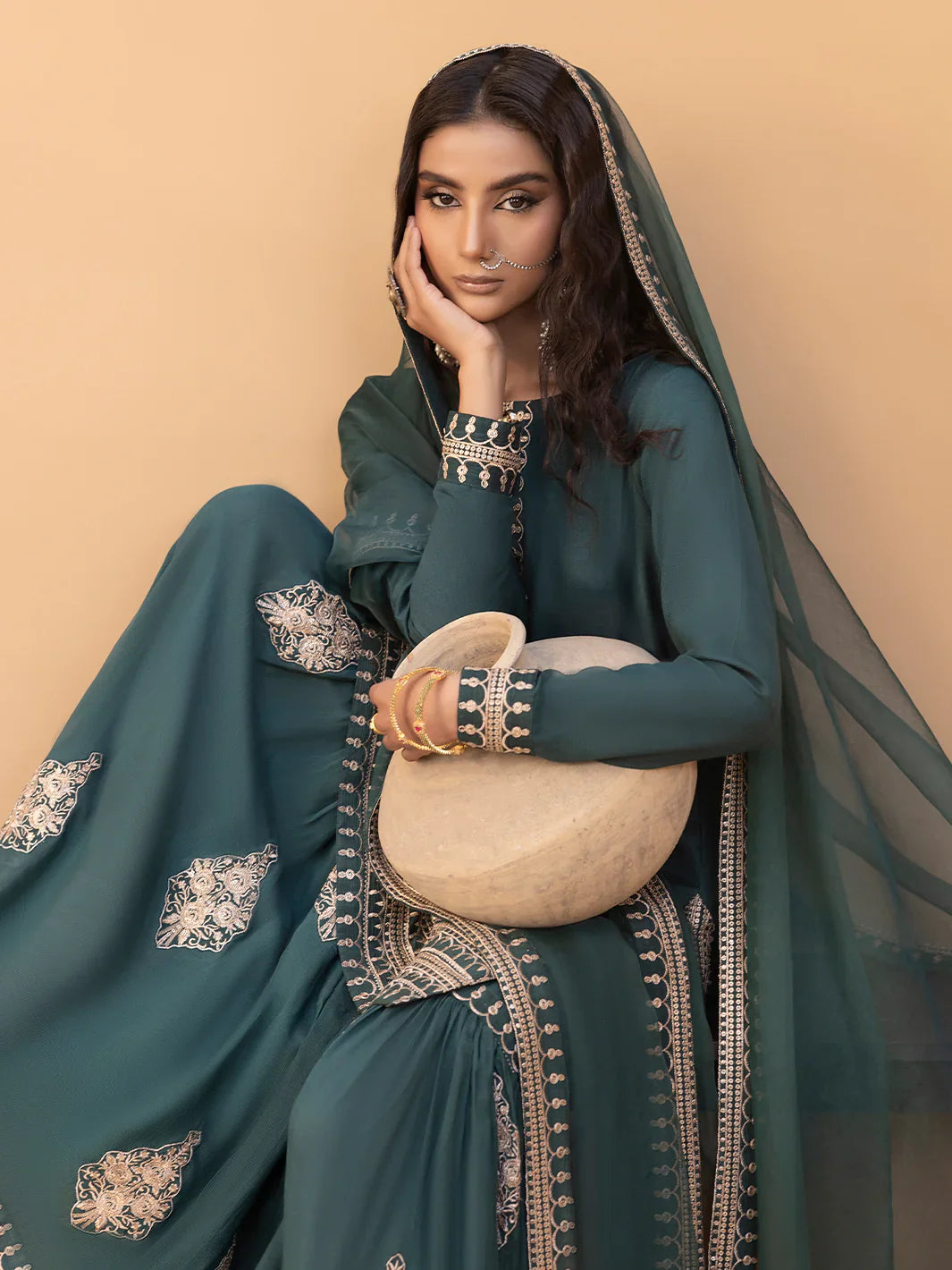 Hemstitch | Raw Silk Edit '25 | Jasmine - House Of Hania
