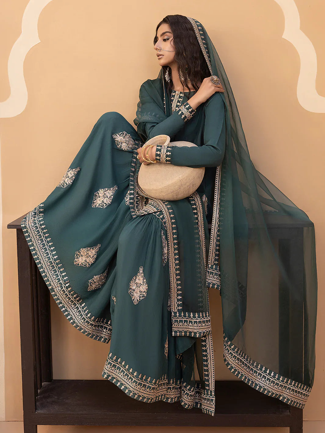 Hemstitch | Raw Silk Edit '25 | Jasmine - House Of Hania