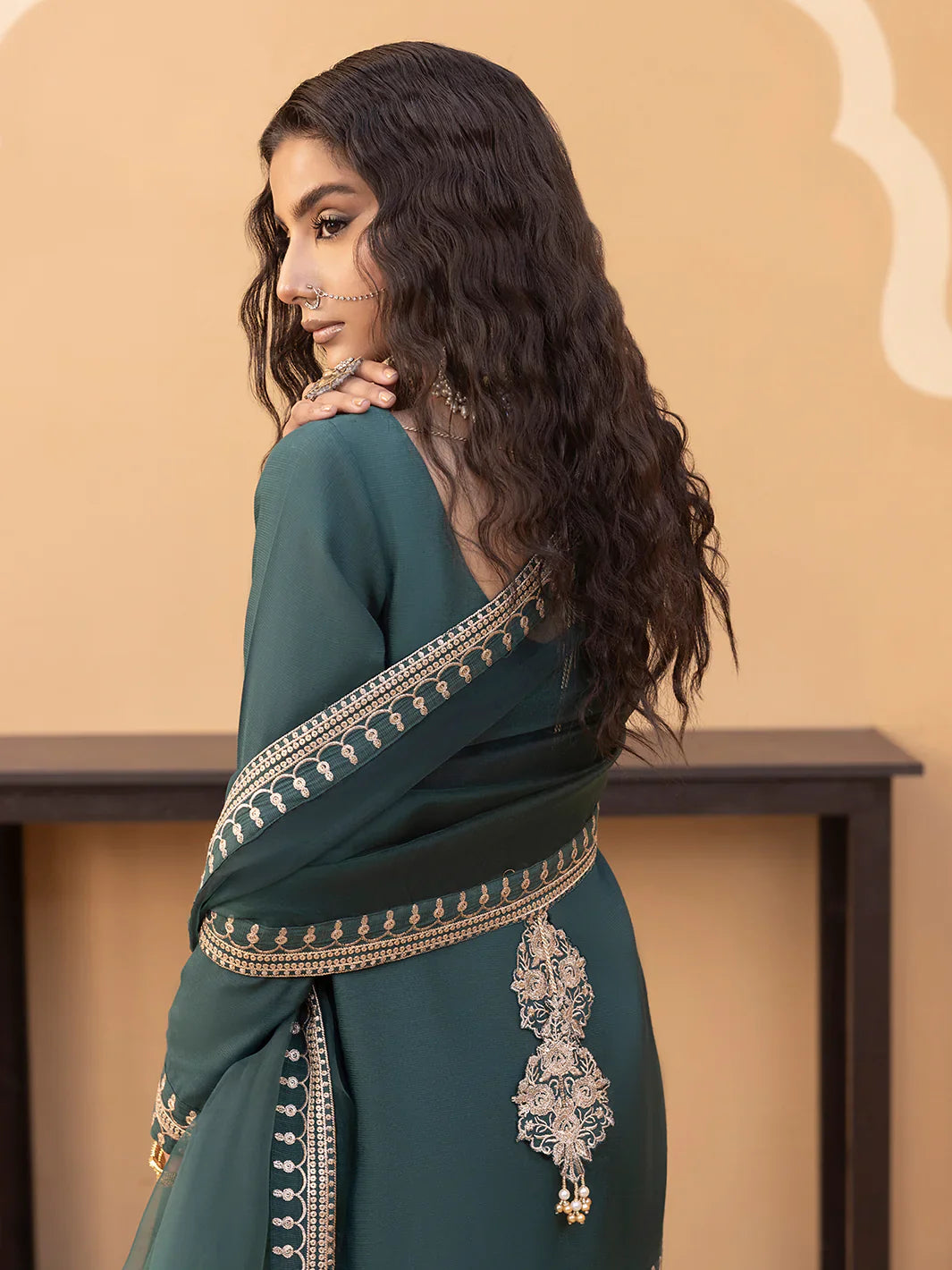 Hemstitch | Raw Silk Edit '25 | Jasmine - House Of Hania