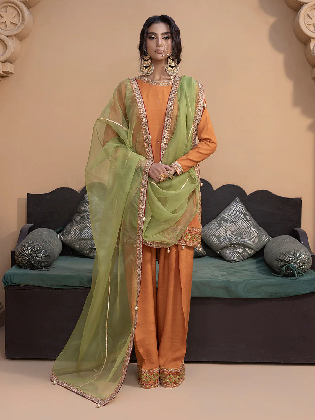 Hemstitch | Raw Silk Edit '25 | Kashish - House Of Hania