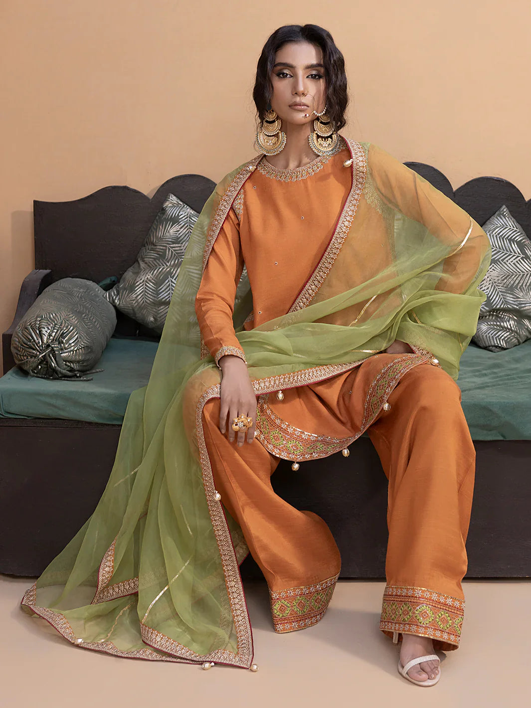 Hemstitch | Raw Silk Edit '25 | Kashish - House Of Hania