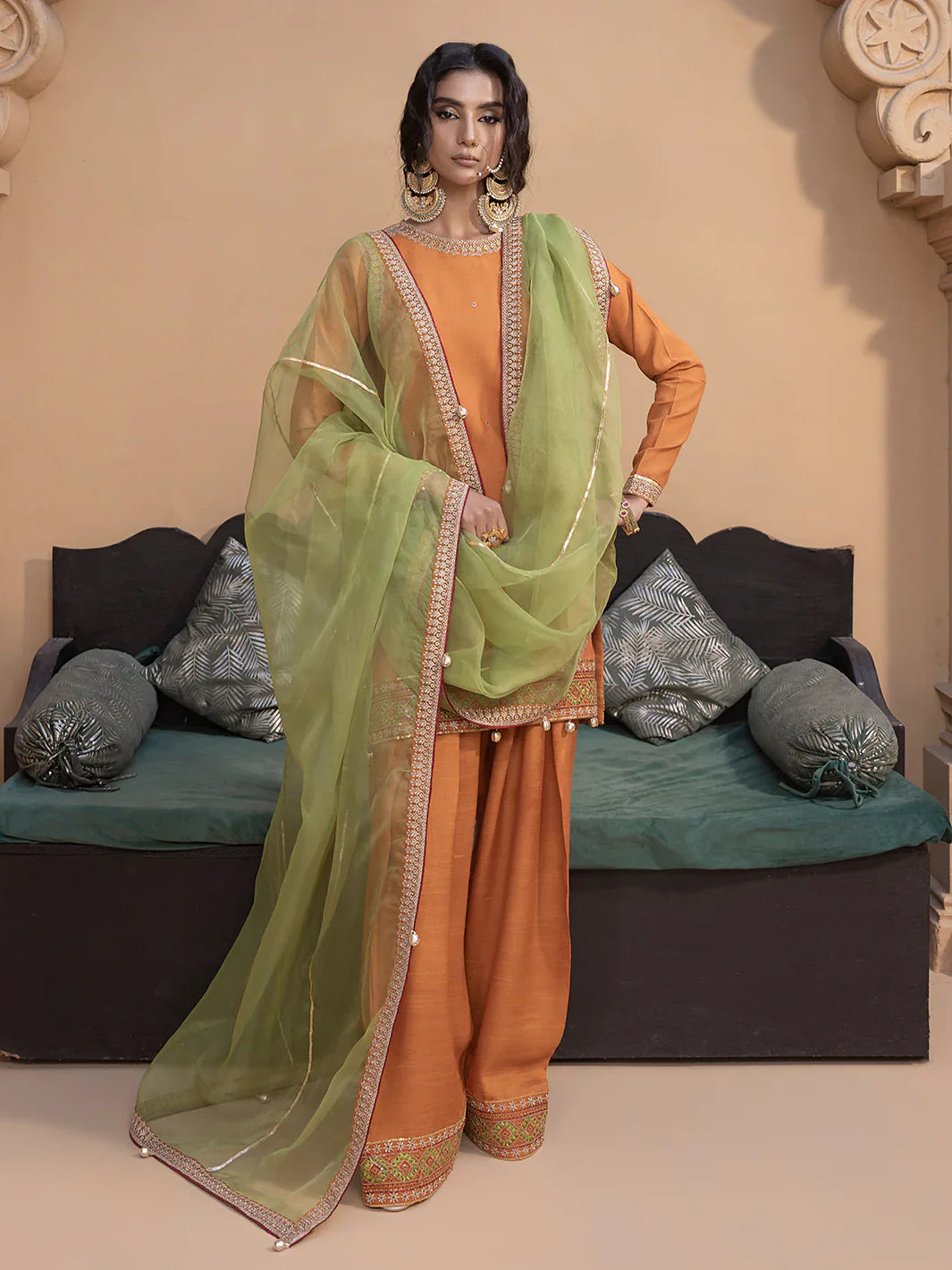Hemstitch | Raw Silk Edit '25 | Kashish - House Of Hania