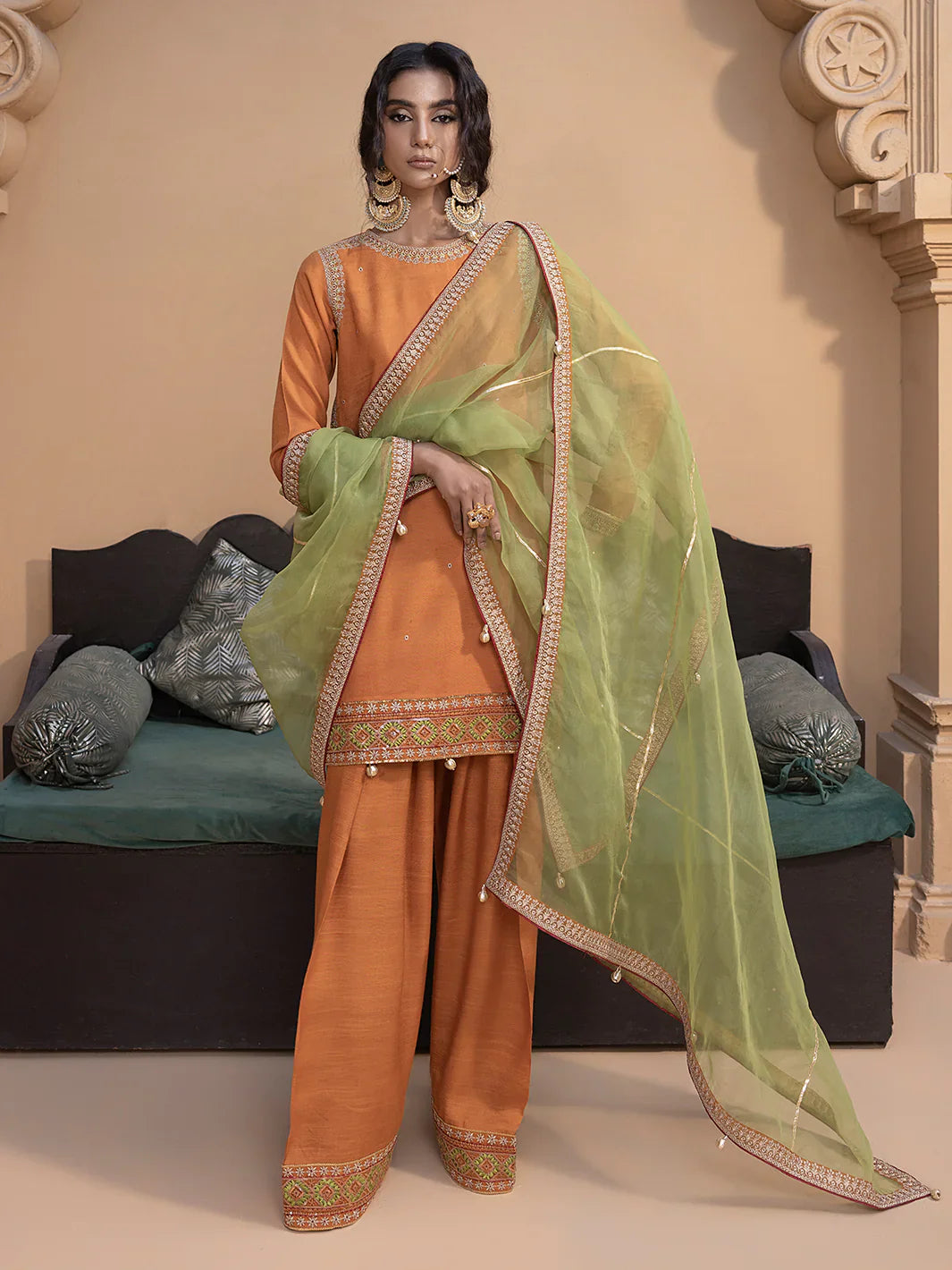 Hemstitch | Raw Silk Edit '25 | Kashish - House Of Hania