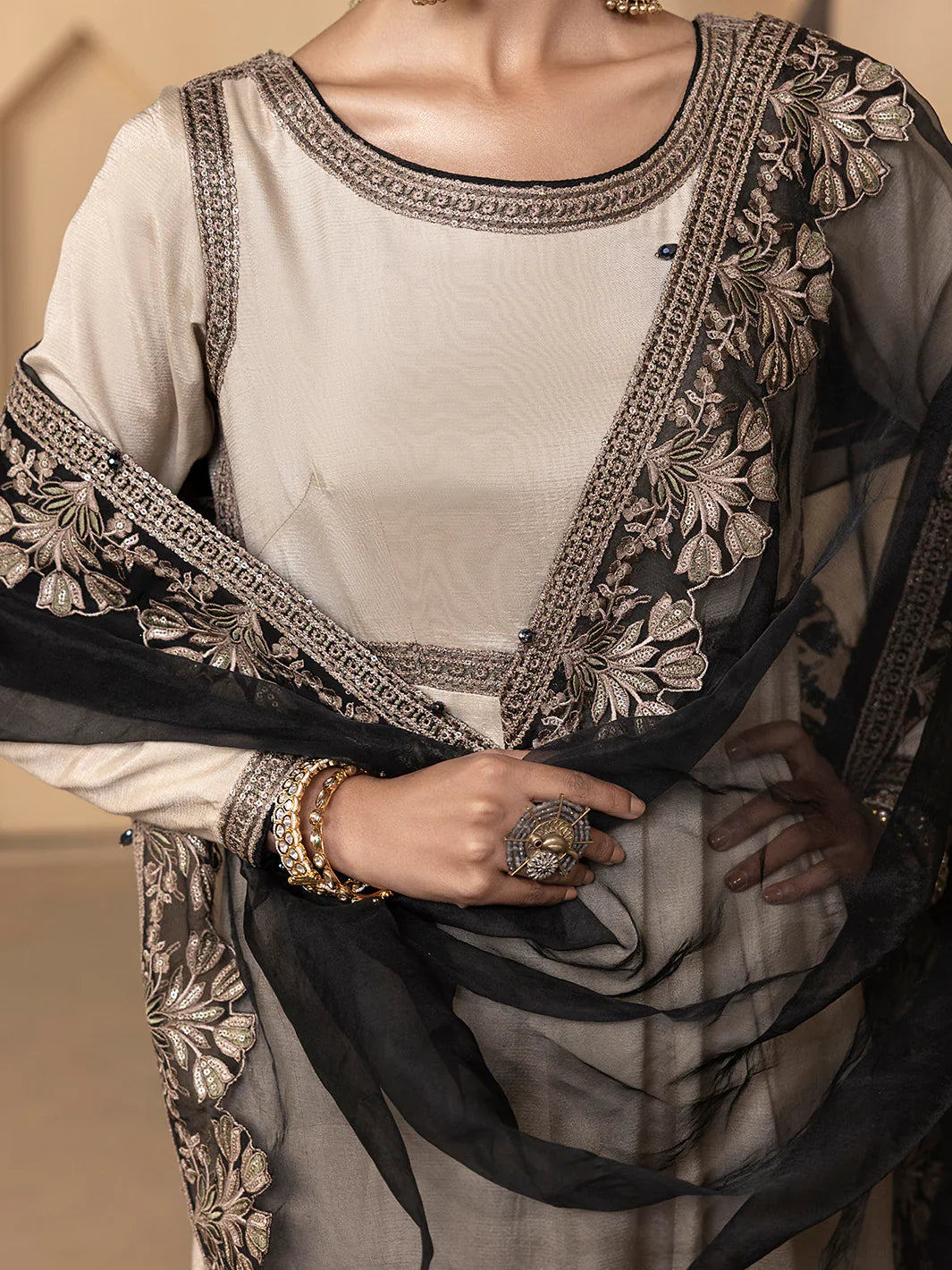 Hemstitch | Raw Silk Edit '25 | Kaya - House Of Hania