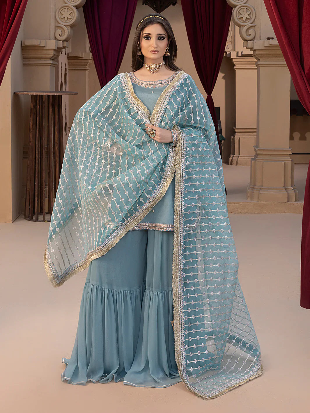 Hemstitch | Raw Silk Edit '25 | Layla - House Of Hania