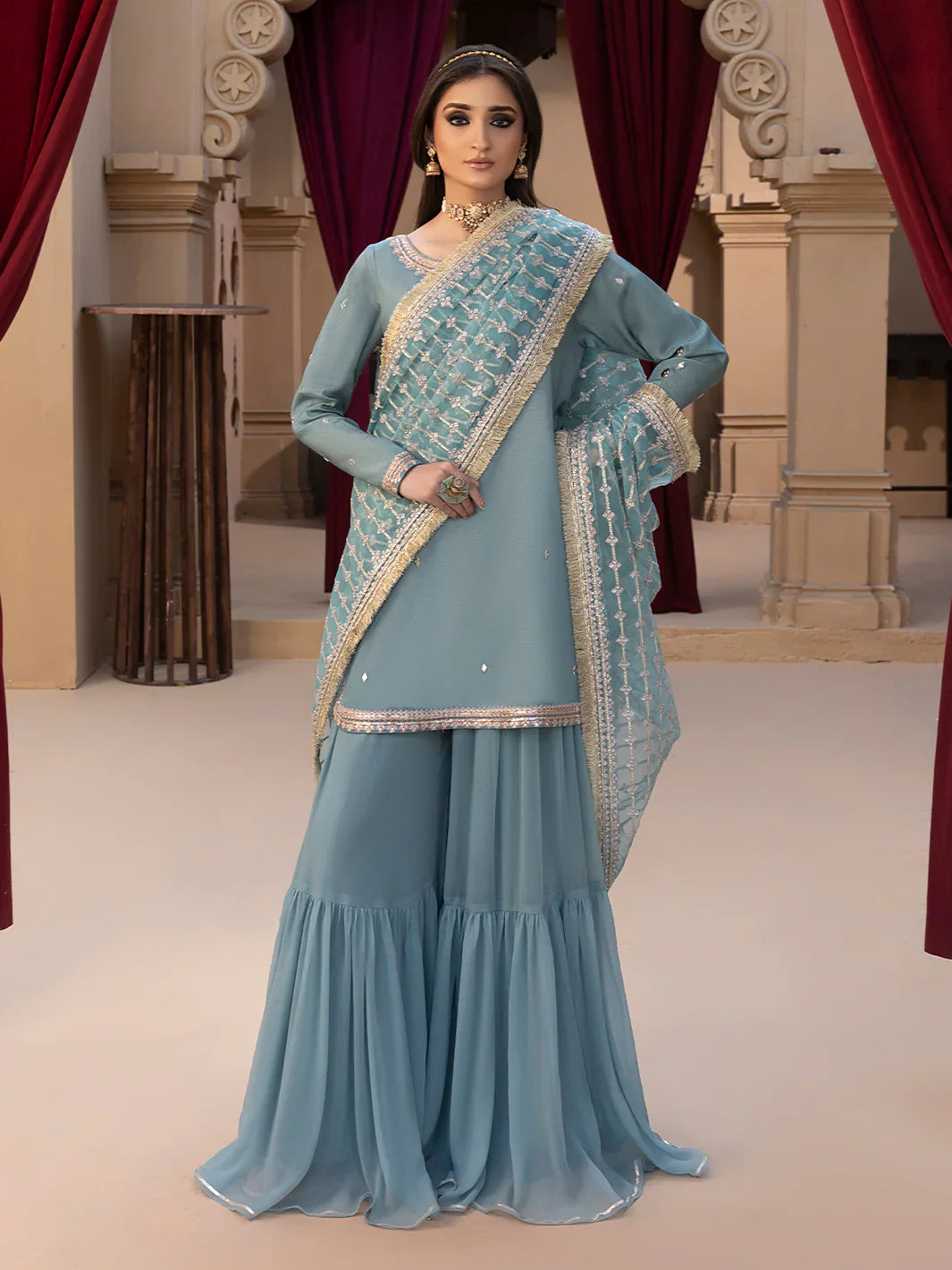 Hemstitch | Raw Silk Edit '25 | Layla - House Of Hania