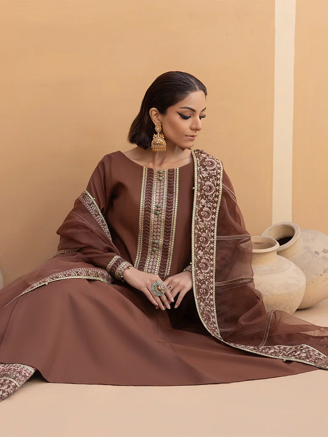 Hemstitch | Raw Silk Edit '25 | Manha - House Of Hania
