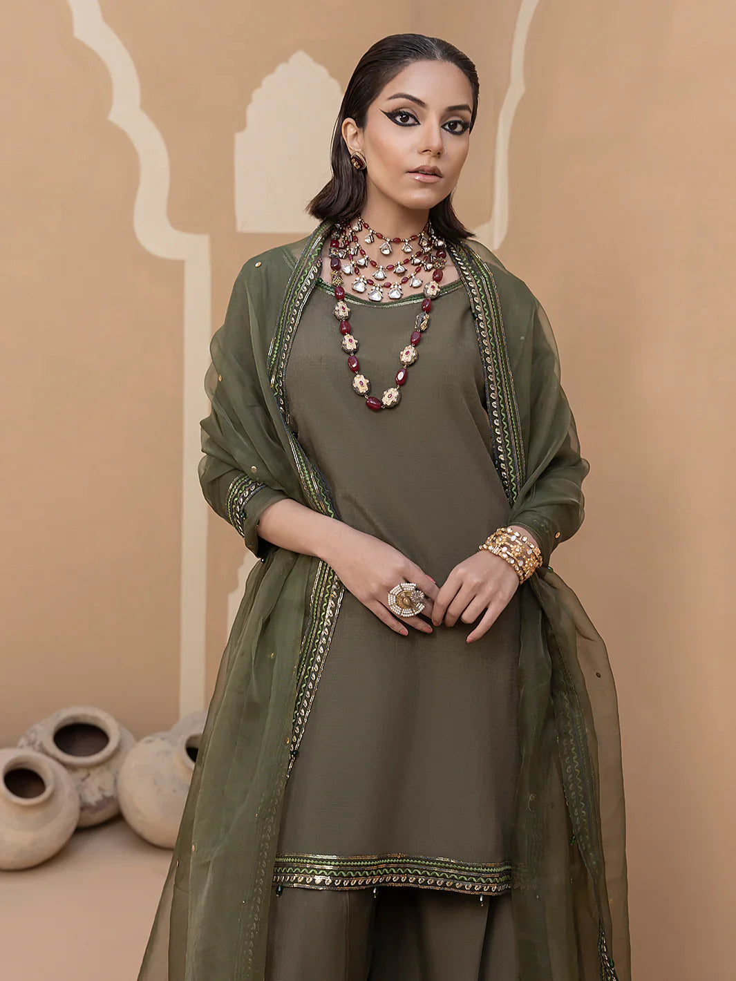 Hemstitch | Raw Silk Edit '25 | Noor - House Of Hania