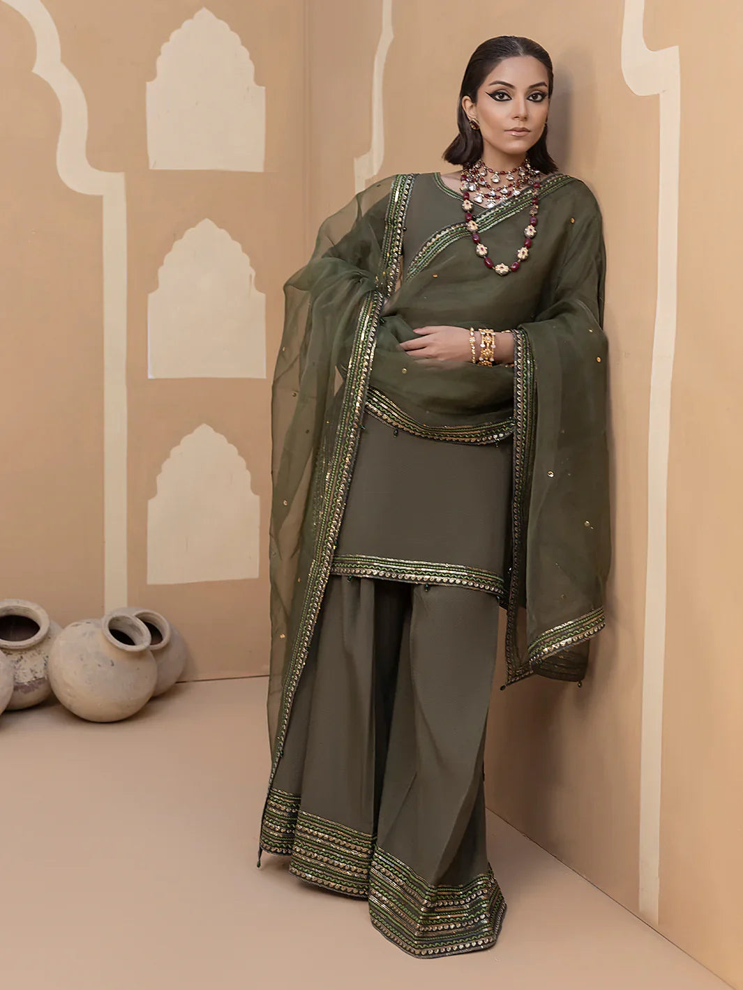 Hemstitch | Raw Silk Edit '25 | Noor - House Of Hania
