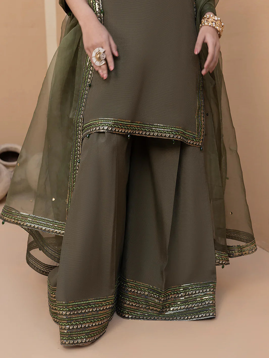 Hemstitch | Raw Silk Edit '25 | Noor - House Of Hania