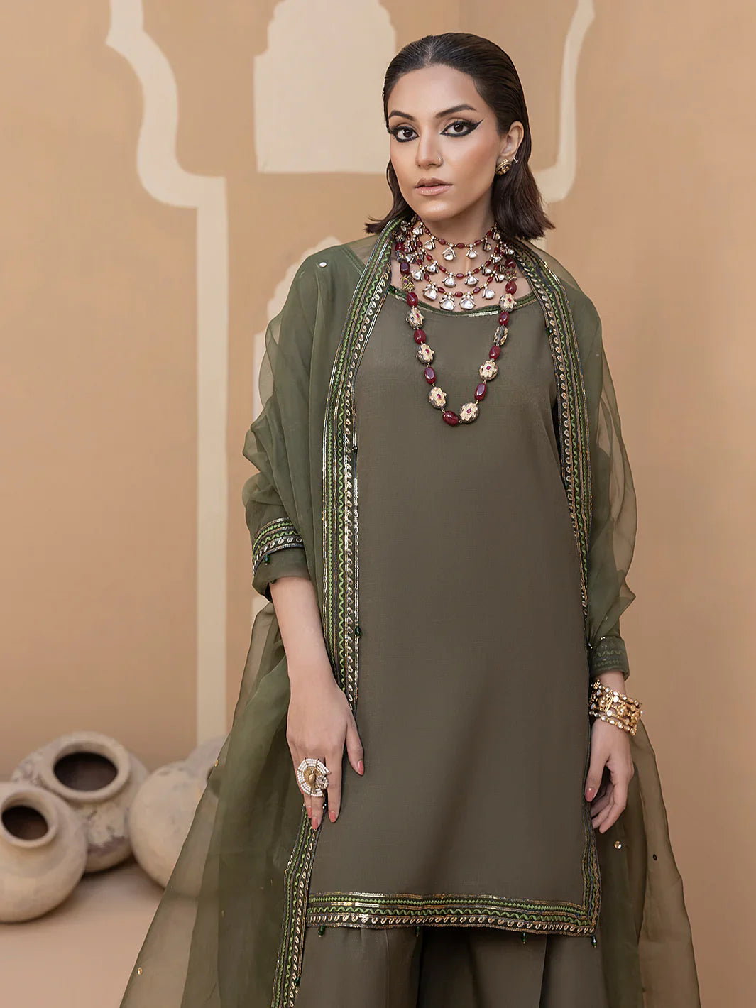 Hemstitch | Raw Silk Edit '25 | Noor - House Of Hania