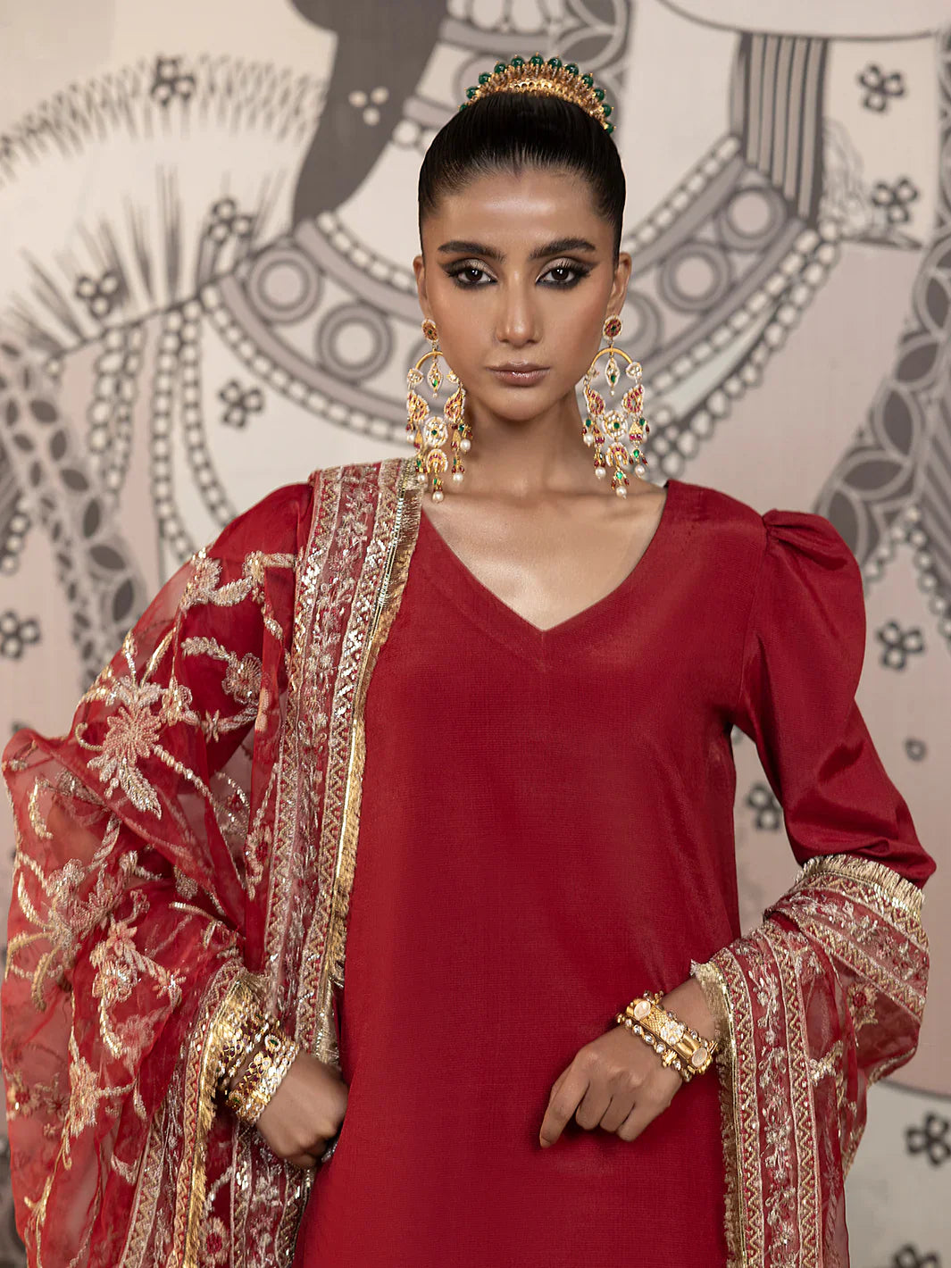 Hemstitch | Raw Silk Edit '25 | Rose - House Of Hania
