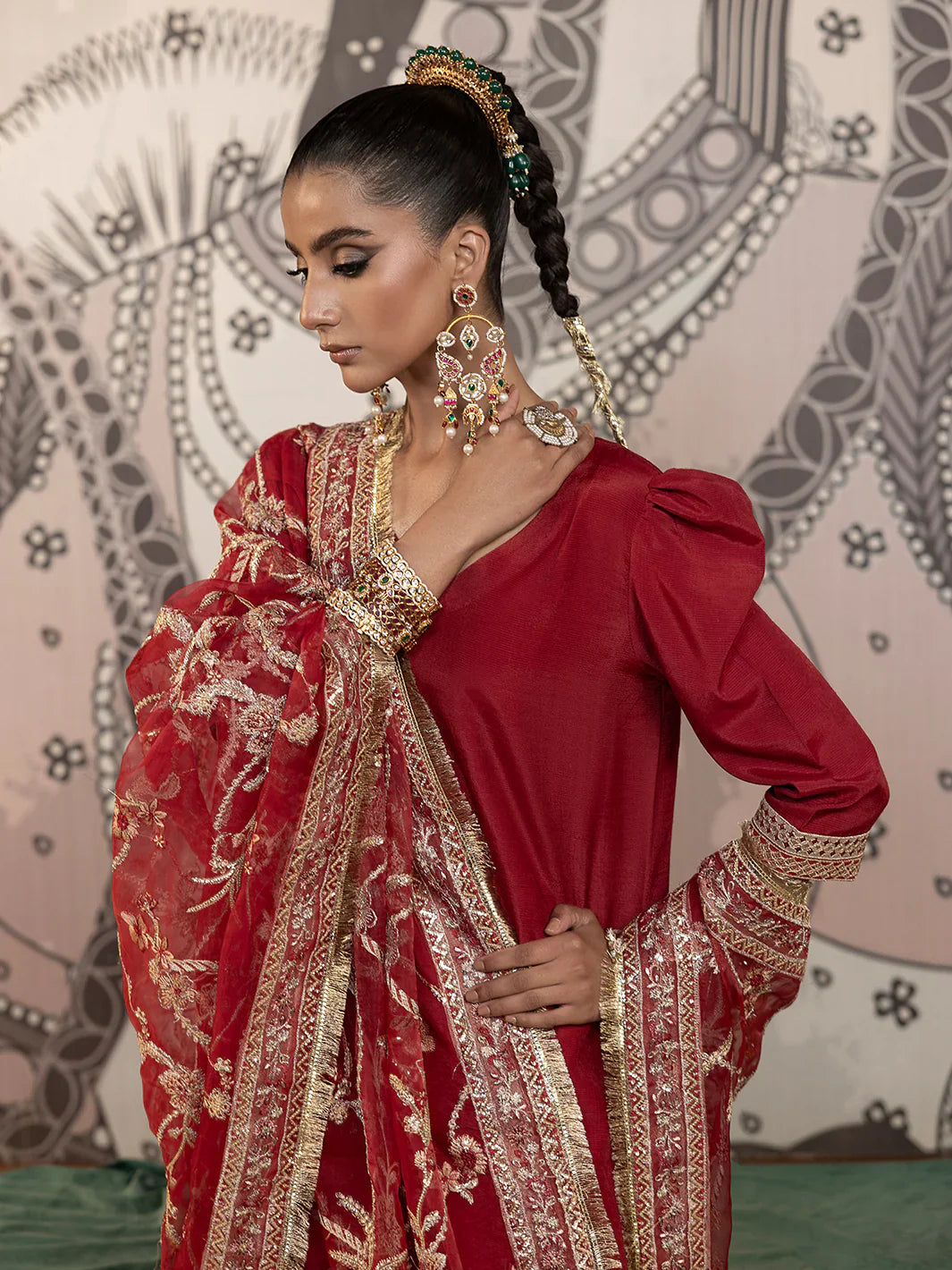 Hemstitch | Raw Silk Edit '25 | Rose - House Of Hania