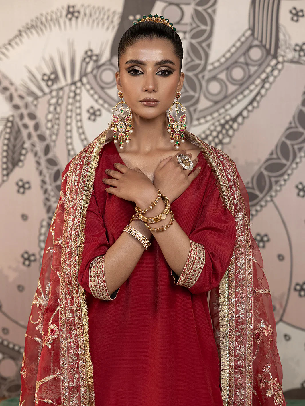 Hemstitch | Raw Silk Edit '25 | Rose - House Of Hania