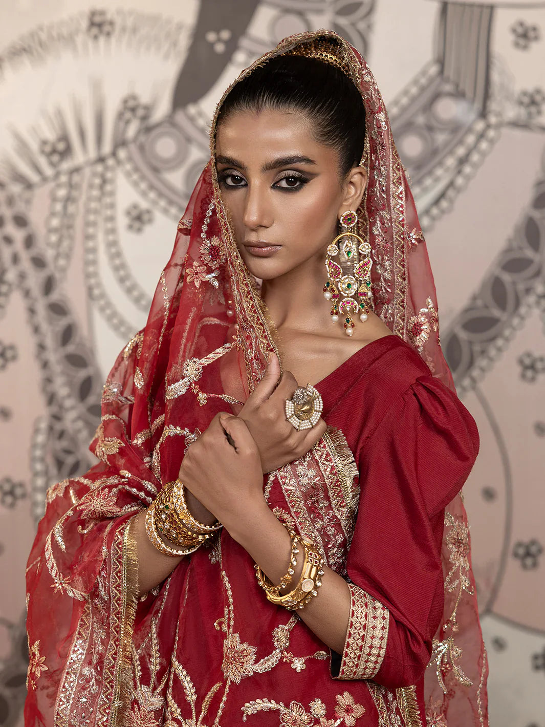 Hemstitch | Raw Silk Edit '25 | Rose - House Of Hania