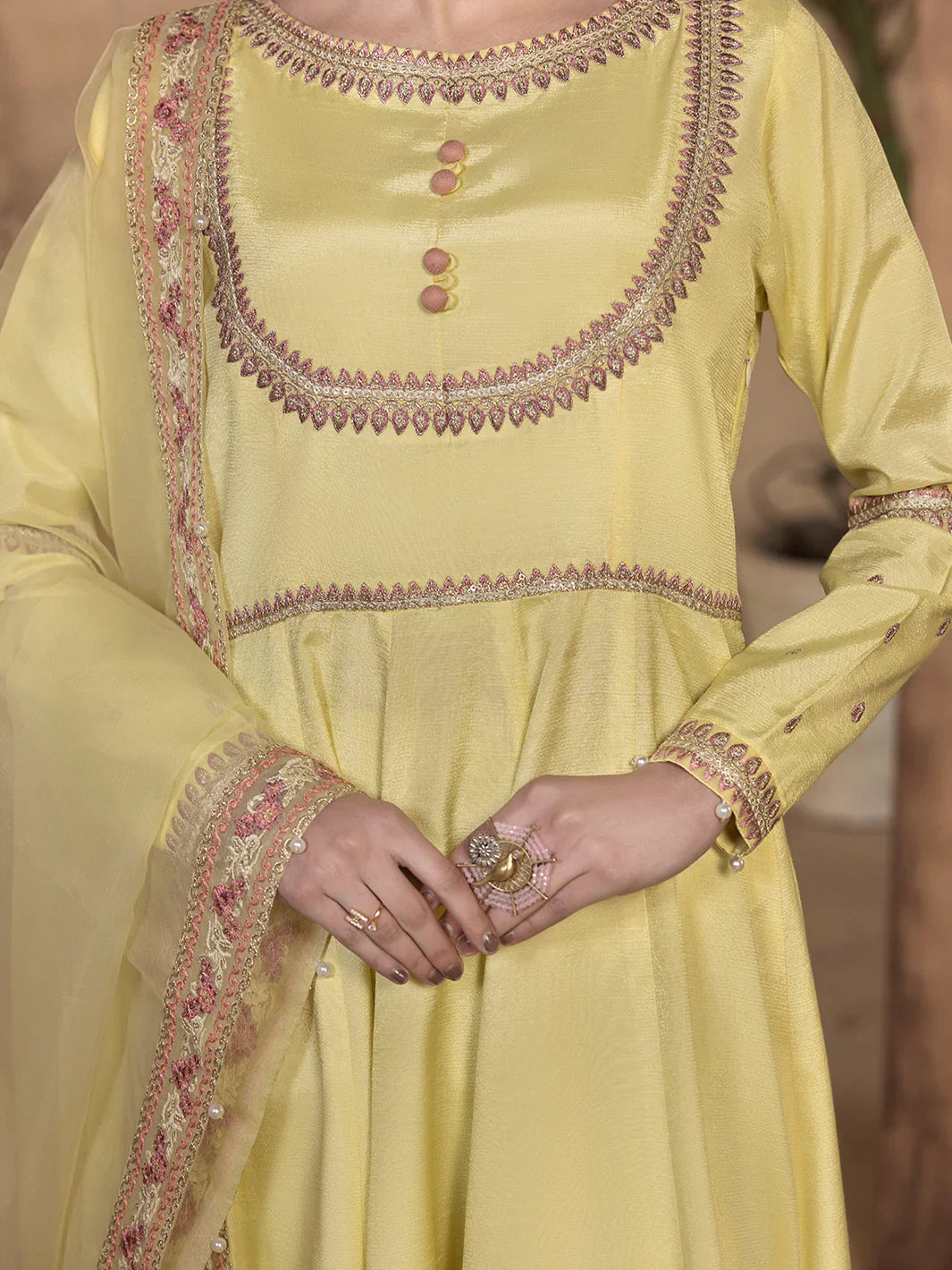 Hemstitch | Raw Silk Edit '25 | Sehar - House Of Hania