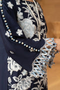 Hemstitch | Summer Luxury Lawn 24 | Ice Blue - House Of Hania