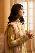 Hemstitch | Summer Luxury Lawn 24 | Lime - House Of Hania