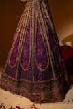 Hemstitch Wedding Formal Net 3Pc Suit WDU-05 Rani - House Of Hania