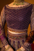 Hemstitch Wedding Formal Net 3Pc Suit WDU-05 Rani - House Of Hania