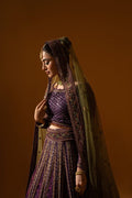 Hemstitch Wedding Formal Net 3Pc Suit WDU-05 Rani - House Of Hania