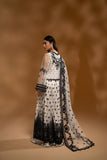Hemstitch Wedding Formal Net 3Pc Suit WDU-06 Raina - House Of Hania
