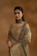 Hemstitch Wedding Formal Zari Net 3Pc Suit WDU-09 Dream - House Of Hania