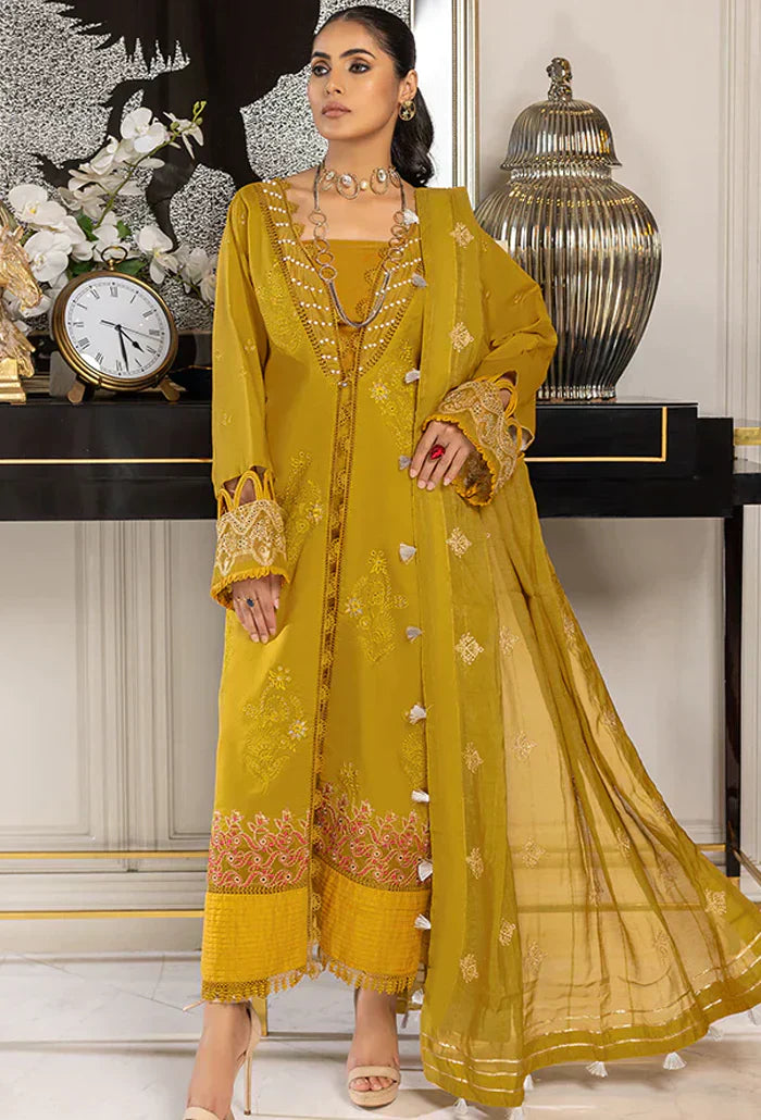 Humdum | Charlotte Chikankari Lawn | D03 - House Of Hania