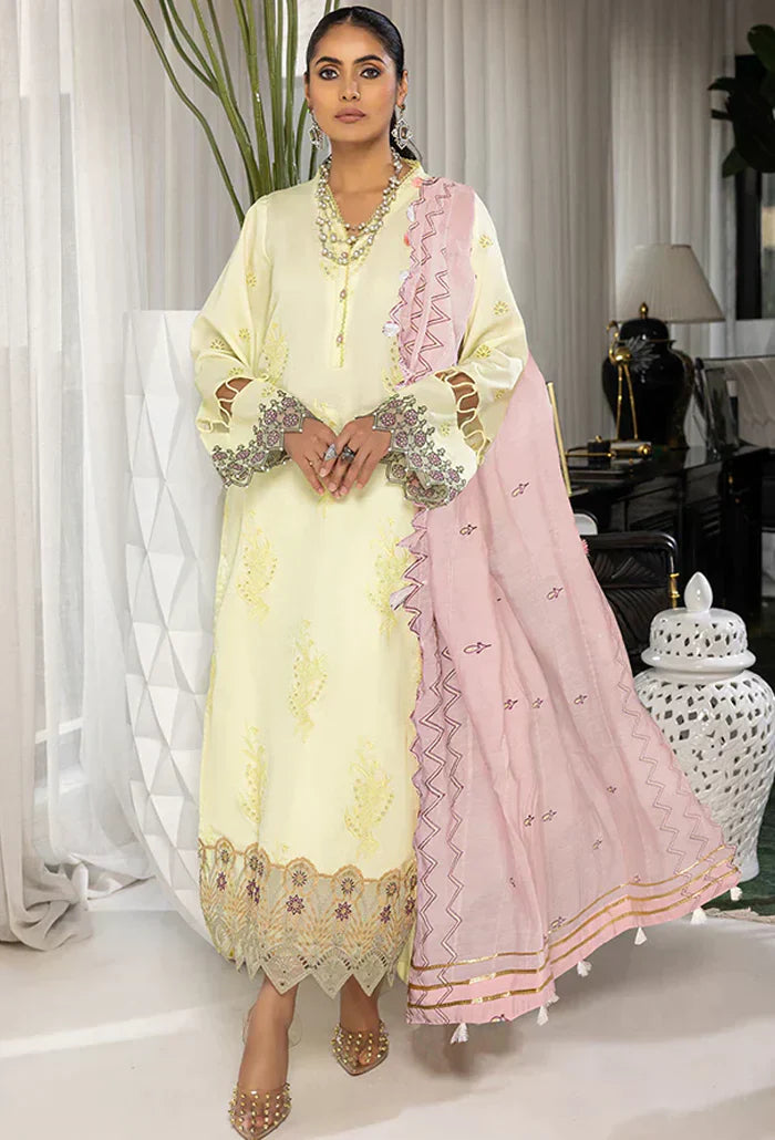 Humdum | Charlotte Chikankari Lawn | D06 - House Of Hania