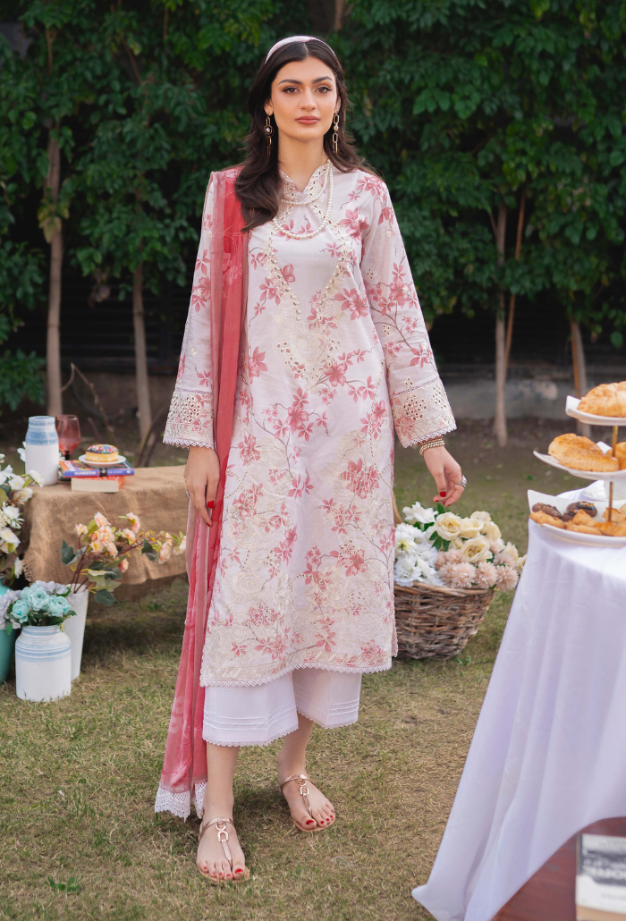 Humdum | Gardenia Lawn 24 | Printkari Lawn PLG 06 - House Of Hania