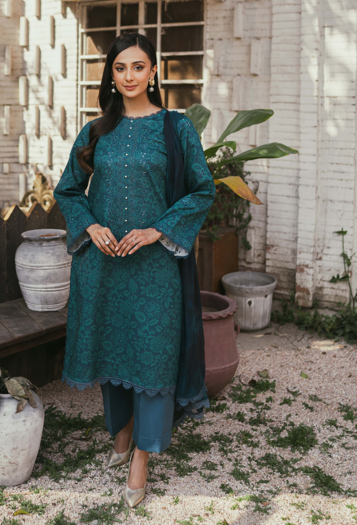 Humdum | Gardenia Lawn | D01 - House Of Hania