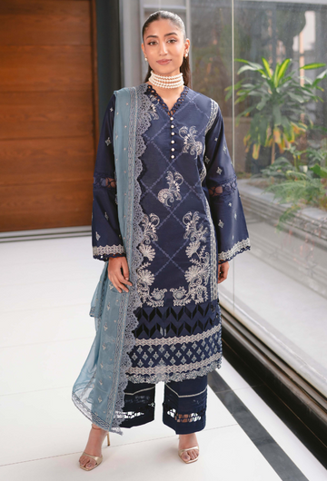 Humdum | Meraki Lawn 24 | d08 - House Of Hania