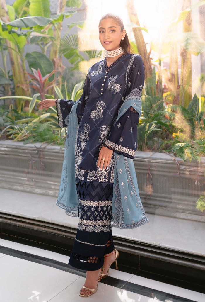 Humdum | Meraki Lawn 24 | d08 - House Of Hania