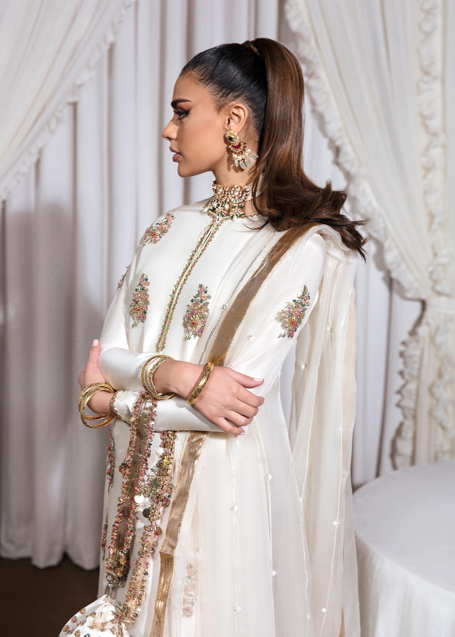 Hussain Rehar | Basic Not Basic | Blanc - House Of Hania