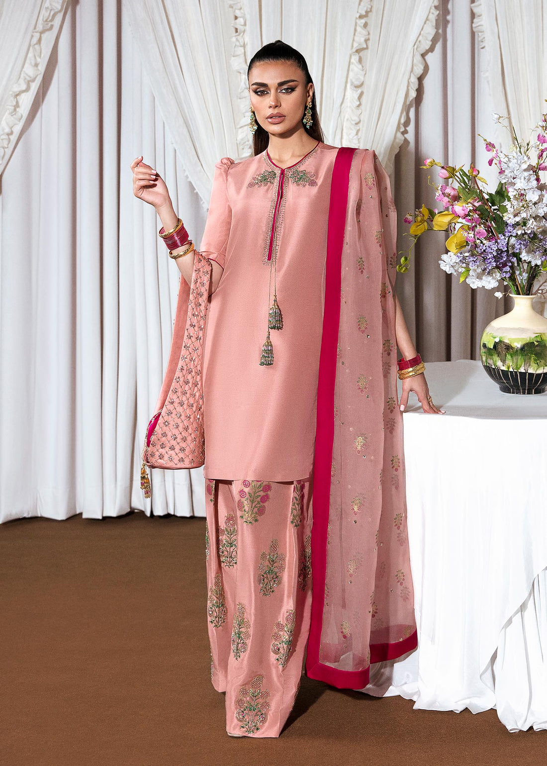 Hussain Rehar | Basic Not Basic |  Incarnat - House Of Hania